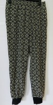 Socialite Pants Dress Joggers Women&#39;s Size Small Geometric Aztec Black &amp; Cream - £13.08 GBP