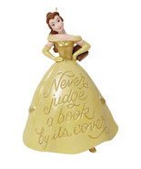 Hallmark Disney Ornament 2021 Beauty &amp; the Beast &quot;Book Lover Belle&quot; NEW - €16,03 EUR