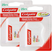 Colgate Waxed Dental Floss For Improved Mouth Health - Pack of 6 (50Mtr ) - £33.76 GBP