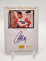 Stephen Curry Reprintautograph Rookie 2009 Upper Deck Golden State Warriors Card - £7.19 GBP