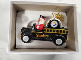 2020 Danbury Mint Pittsburgh Steelers Santa Claus Christmas Ornament w/ box - £62.75 GBP