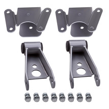 4&quot; Rear Drop Lowering Kit Shackle Hanger for Dodge Ram Charger D100 D150 2WD - £102.05 GBP