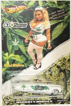 White &#39;49 Merc Custom Hot Wheels Car w/ Real Riders 420 Nurses RN Series - $109.53 CAD