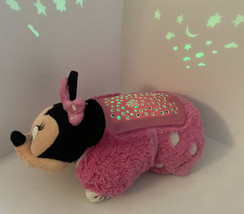 Disney Pillow Pets Dream Lites Minnie Mouse Stuffed Animal Plush Toy Works - £11.01 GBP