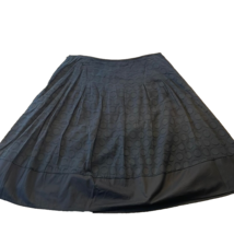 AB Studio Skirt Women’s Size 10 Black Tone On Tone Polk A Dot  - £5.46 GBP