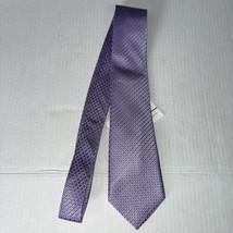 Michael Michael Kors Men&#39;s Tie Purple Print Silk - £11.86 GBP