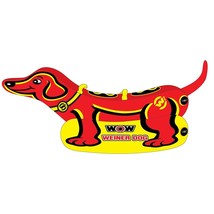 Wow Sports Weiner Dog Towable Tube for Boating with Large Side Pontoons ... - $108.39