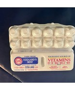Empty Styrofoam Large Egg Cartons 12 Dozen Chicken Arts Crafts Lot Of 8 - $19.78