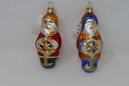Unbranded Mariner Sea Captain Skipper Christmas Glass Ornament Czech Rep... - $19.99