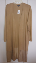 THE LIMITED COLLECTION LADIES LONG &quot;MOROCCAN CAMEL&quot; SWEATER-3X-NWT-$89-NICE - £35.14 GBP