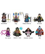 Dracule Mihawk Trafalgar Crocodile One Piece Cartoon Anime Minifigure Se... - $4.99+