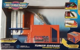 Micro Machines TUNER GARAGE Expanding Playset w/ Exclusive Vehicle Toy New - £19.86 GBP
