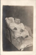 RPPC Sweet Baby Elizabeth Braun 6 mos old Postcard U9 - £3.10 GBP