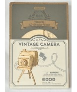 Vintage Camera 3D Wood Puzzle Kit Laser 142 pc TG403 Kids 8+ DIY Robotim... - £15.21 GBP