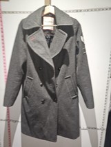 PULL&amp;BEAR  Wool Mix Ladies Coat Size M Express Shipping - £41.86 GBP