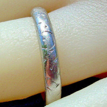 Antique Platinum ART Deco Wedding Band Unique Engraved Ring Size 7.5 - $1,286.01