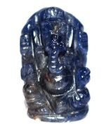 Lord Ganesha In Natural Blue Sapphire - 84.15 Carats - Lab Certified - $262.16 CAD