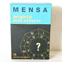 MENSA: Mighty Mind Benders: 75 Word Puzzles By Chronicle Books Staff  - £4.67 GBP