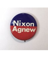 Vintage (Richard) Nixon Agnew Presidential Campaign Button Pin 1.25&quot; Gre... - £9.48 GBP