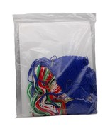 Vtg Janlynn Plastic Canvas Kit Santa&#39;s Bag Candy Dish Holder Christmas C... - £12.43 GBP