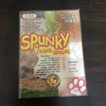 TY Beanie Babies BBOC Card Series 3 Common Spunky the cocker spaniel # 4184 - $2.00