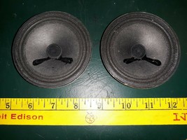 20CC37 PAIR OF LABTEC SPEAKERS: 2 WATT, 8 OHM, 3&quot; NOMINAL, SOUND GREAT, VGC - $5.81