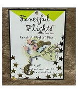 Vintage Fanciful Flights &#39;Angel&#39; Stick Pin by Designer Karen Rossi (1990s) - $17.60 CAD
