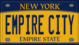 Empire City New York Novelty Mini Metal License Plate Tag - $14.95