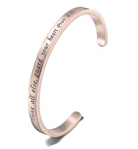 Bible Verse Bracelet Above All Else Guard Your Heart - $43.08