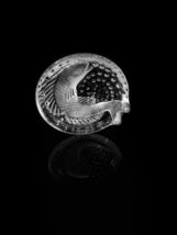 Lalique  Koi Fish Crystal  Ashtray  Signed Authentic 6" Diameter image 7