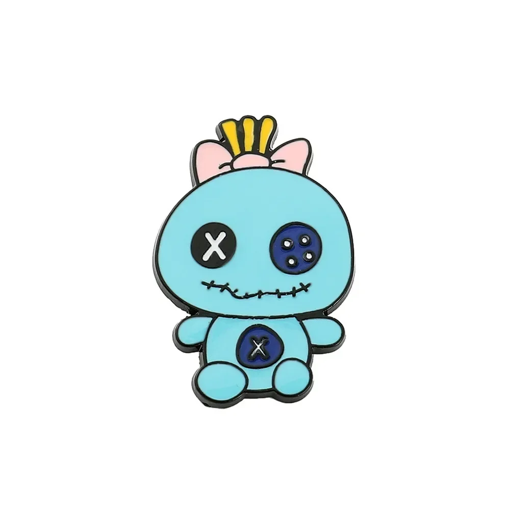 Disney Lilo Stitch Series Enamel Pins and Brooch Badges for Kids Friends... - $3.50
