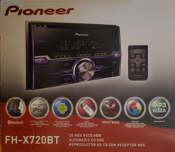 Pioneer FH-X720BT USB/MP3/CD Receiver In Dash Receiver - £117.71 GBP