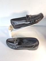 SAS METRO Horsebit Loafers Womens Size 8 Black Patent Leather Tripad Fla... - £31.29 GBP
