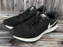 Women&#39;s Nike Zoom Pegasus 33 831356-001 Black Running Shoes - Size 7  - $24.18
