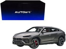 Lamborghini Urus Grigio Lynx Gray Metallic 1/18 Model Car by Autoart - £269.10 GBP