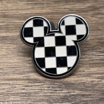 Disney Checkered Mickey Mouse Head Trading Pin KG JD - $7.91