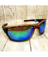 Pugs Gear Gradient Tortoise Green Mirror Polarized Wrap Sunglasses WATER SS4 01 - $15.79