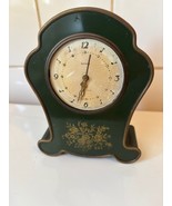 VINTAGE SEMCA 7 JEWELS MADE IN SWISS MUSICAL DESK ALARM CLOCK - Parts Only - $24.74