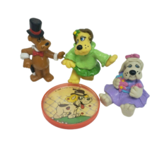 3 VINTAGE TONKA POUND PUPPIES MINIATURES PVC FIGURES TOY + PARTY FAVOR GAME - £21.76 GBP