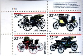 U S Stamp -Antique Auto - Block of 4 stamps .32C - $2.75