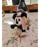NWT Disney Steamboat Willie Mickey Mouse Millennium Bean Bag Plush 2020 - $348.39 MXN