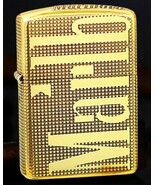 Polished Deep Carved Brass Armor Bull Head  Multi Sided  Marlboro Zippo ... - $142.45