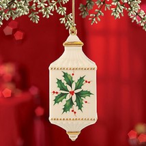 Lenox 2012 Annual Holiday Pierced Lantern Ornament Holly Berry Christmas... - £14.84 GBP