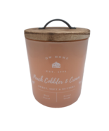 DW Home PEACH COBBLER &amp; CREAM 8.5 Oz Single Wick, 33 Hour Burn Time - $18.32