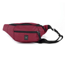 Westend Unisex Sport Waist Fanny Pack Burgundy Waist Or Crossbody Bag NEW - £12.05 GBP