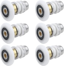 Antrader 6-Pack 1&quot; Nylon Partiality Glass Bearing Rollers For Sliding Door - $41.99