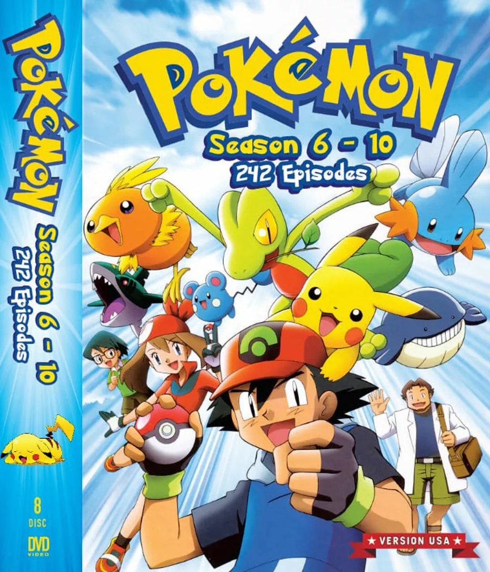 DVD Anime Pokemon Season 6-10 Vol.1-242 End *US English Version*No Subti... - $59.99