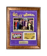 Willy Wonka Kids x4 Cast Autographed Framed Golden Ticket Bar JSA COA Si... - £534.87 GBP