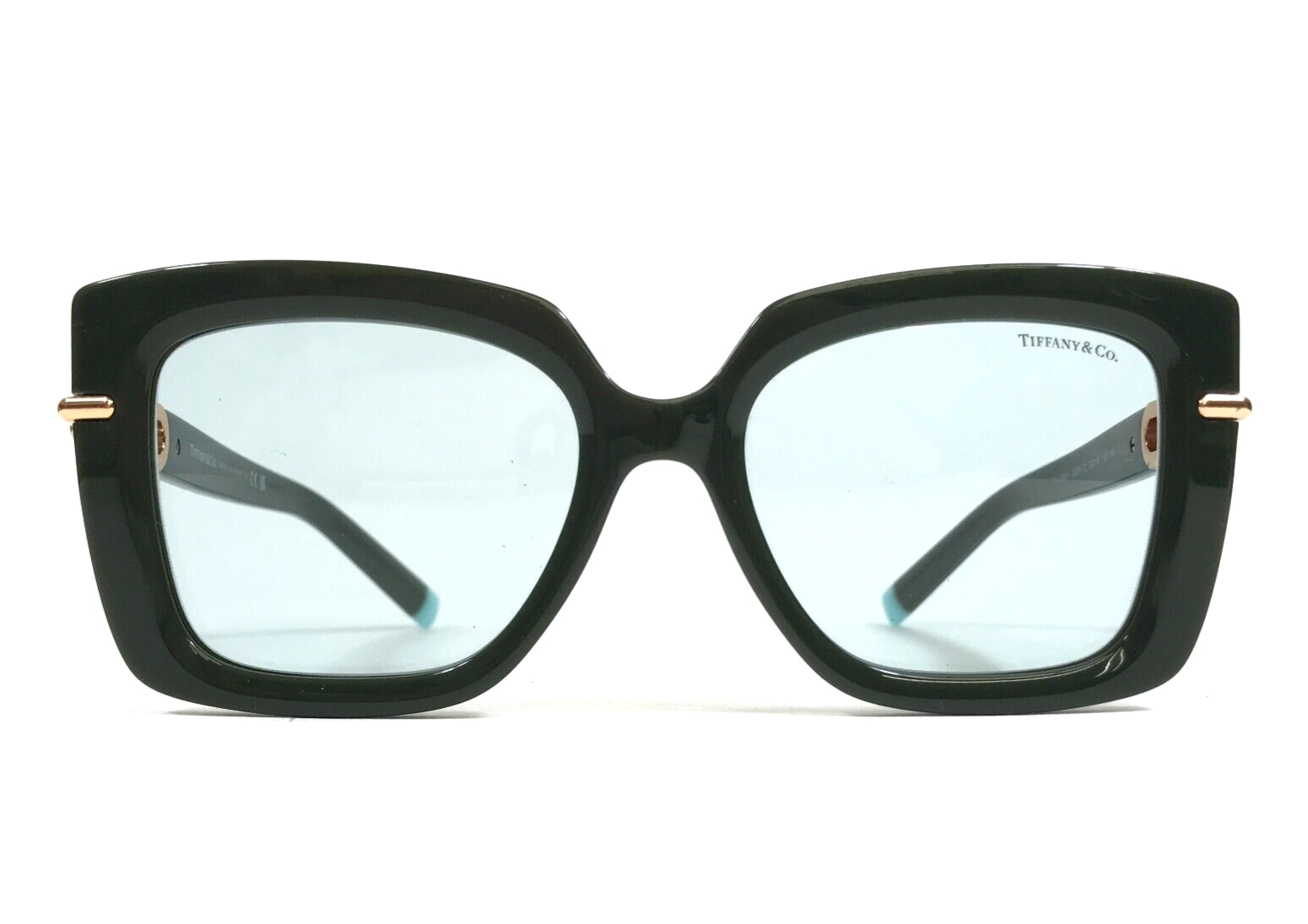 Tiffany &amp; Co.Sonnenbrille Tf4199-f 8356/72 Dunkelgrün Gold Asiatisch Für... - $227.69