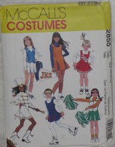 McCall&#39;s 2855 Pattern Girls&#39; Cheerleader, Majorette, Skating Outfits Sizes 10-14 - £6.24 GBP